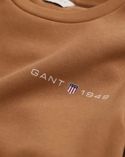 Archive Shield Print Crew Neck Sweatshirt