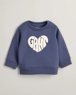 Baby Heart Graphic Crew Neck Sweatshirt