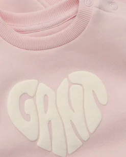 Baby Heart Graphic Crew Neck Sweatshirt
