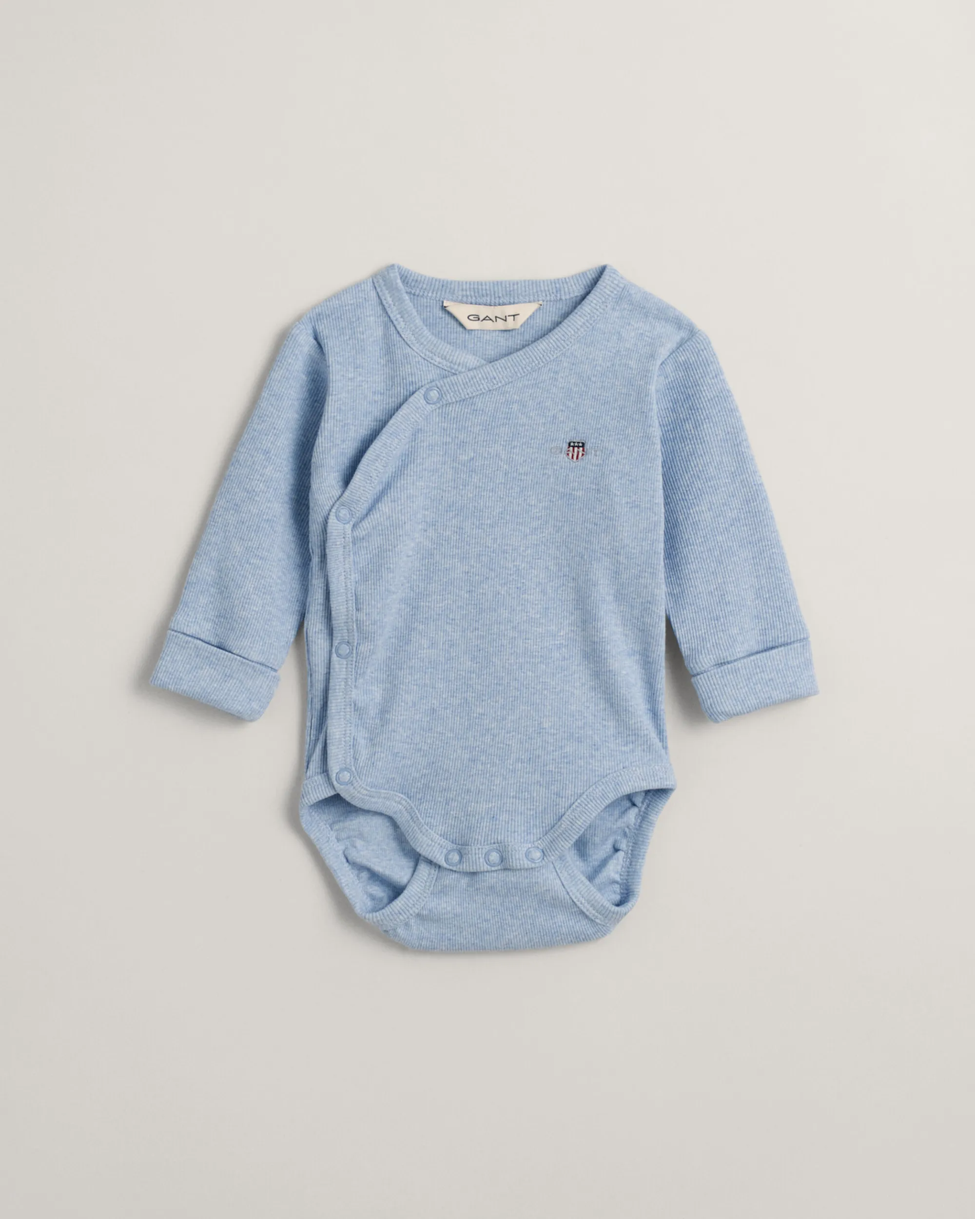 Baby Shield Ribbed Wrap Bodysuit