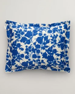 Blue Floral Pillowcase