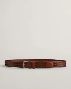 Braided Elastic Leather Belt