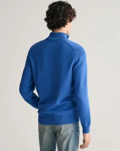 Casual Cotton Half-Zip Sweater