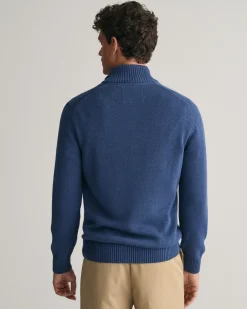 Casual Cotton Half-Zip Sweater