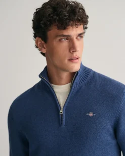 Casual Cotton Half-Zip Sweater