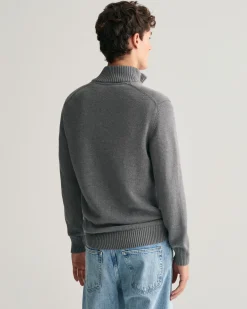 Casual Cotton Half-Zip Sweater