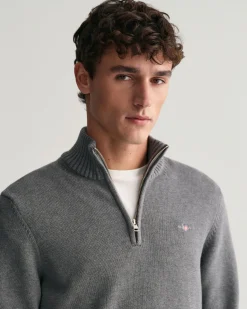 Casual Cotton Half-Zip Sweater
