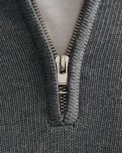 Casual Cotton Half-Zip Sweater