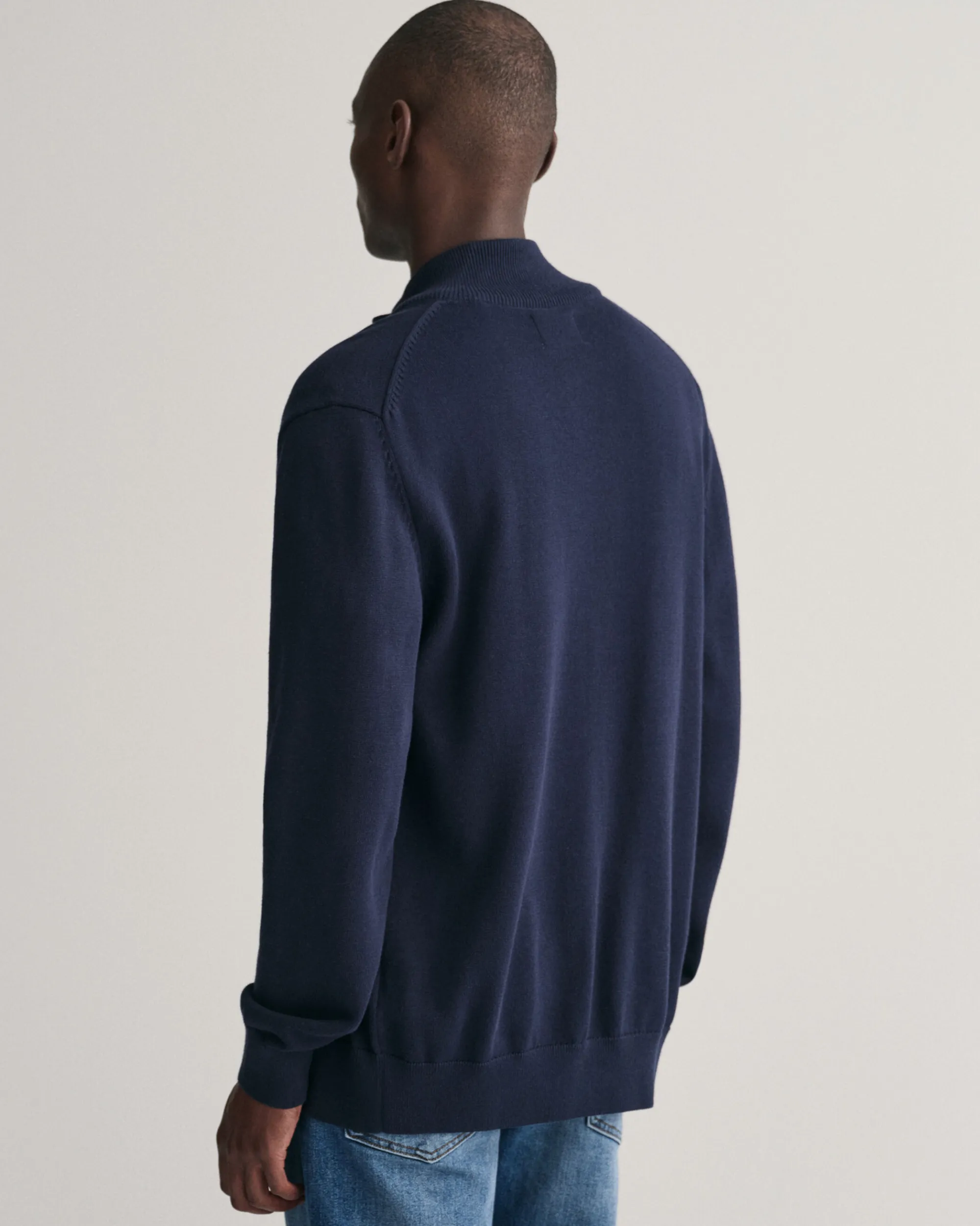 Casual Cotton Zip Cardigan