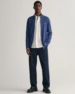Casual Cotton Zip Cardigan