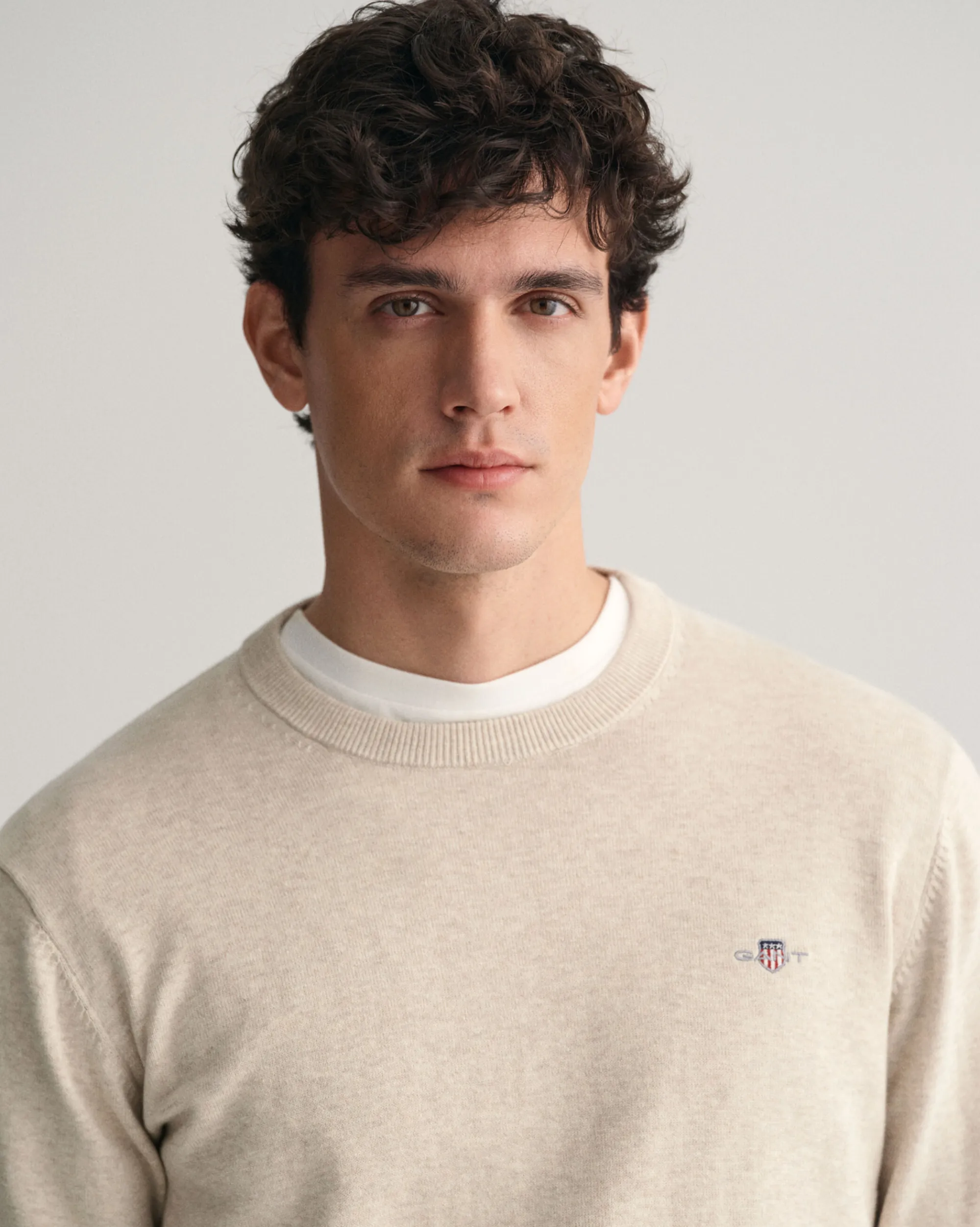 Classic Cotton Crew Neck Sweater