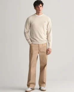 Classic Cotton Crew Neck Sweater