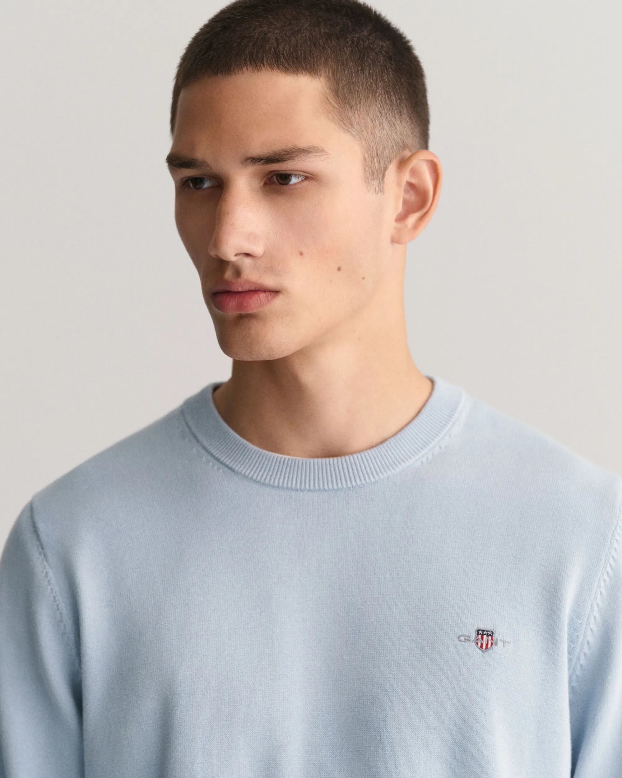 Classic Cotton Crew Neck Sweater