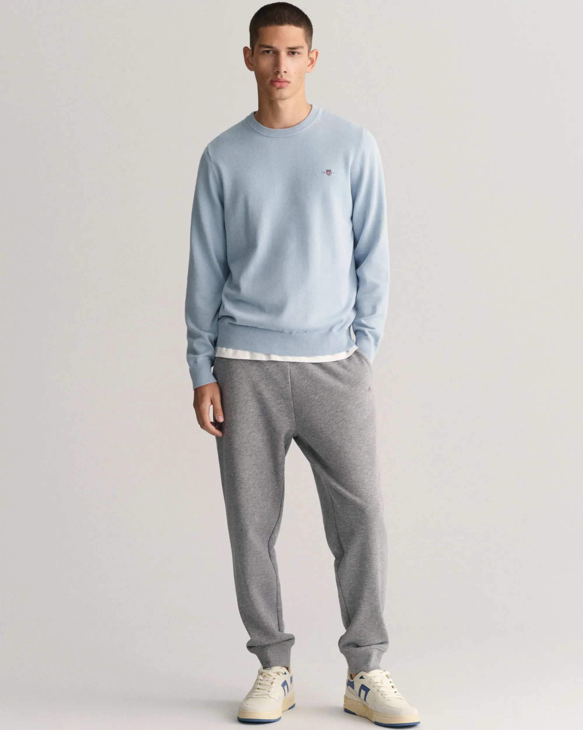 Classic Cotton Crew Neck Sweater