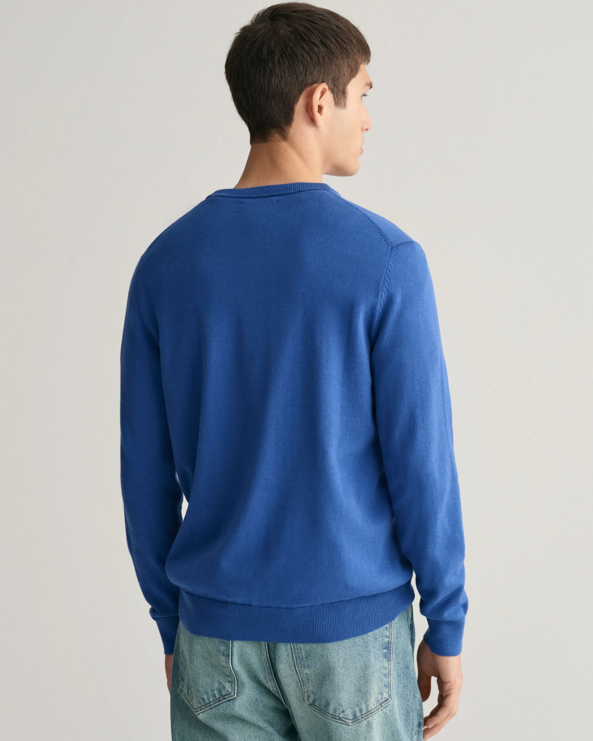 Classic Cotton Crew Neck Sweater
