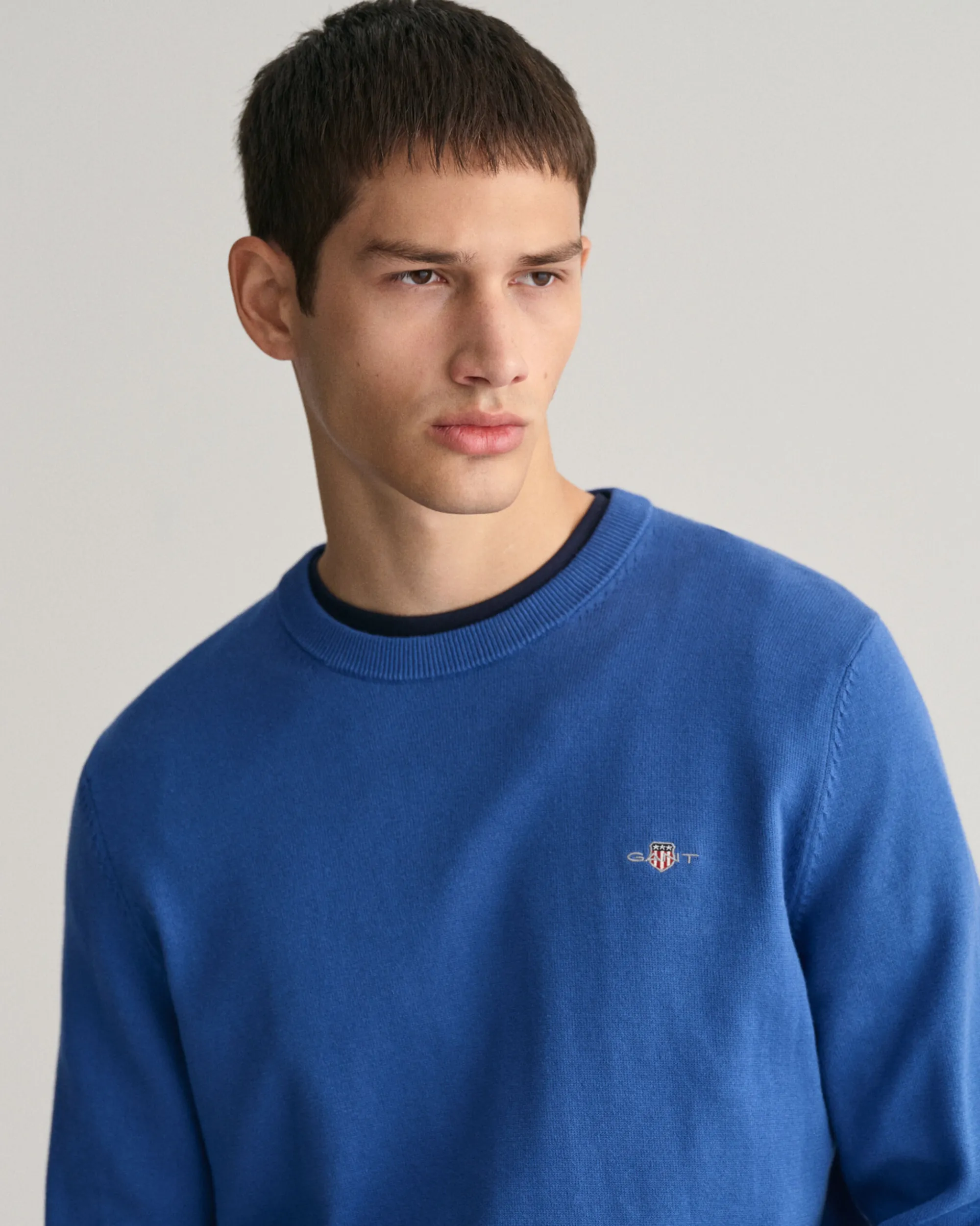 Classic Cotton Crew Neck Sweater