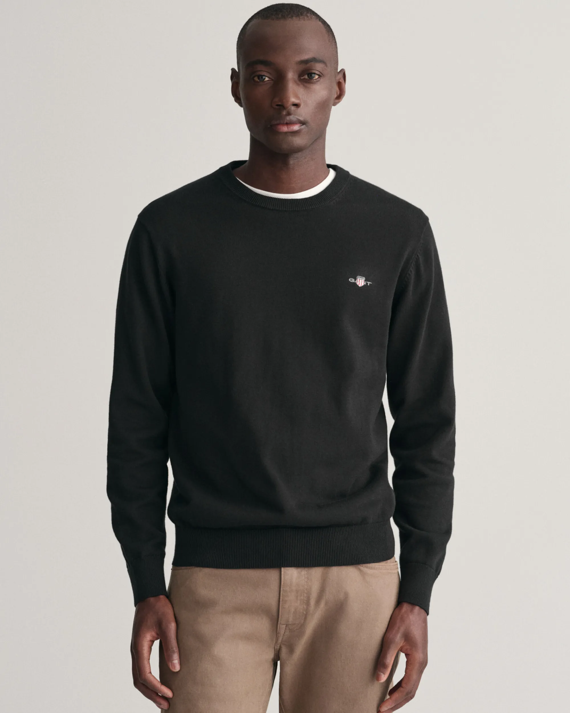 Classic Cotton Crew Neck Sweater