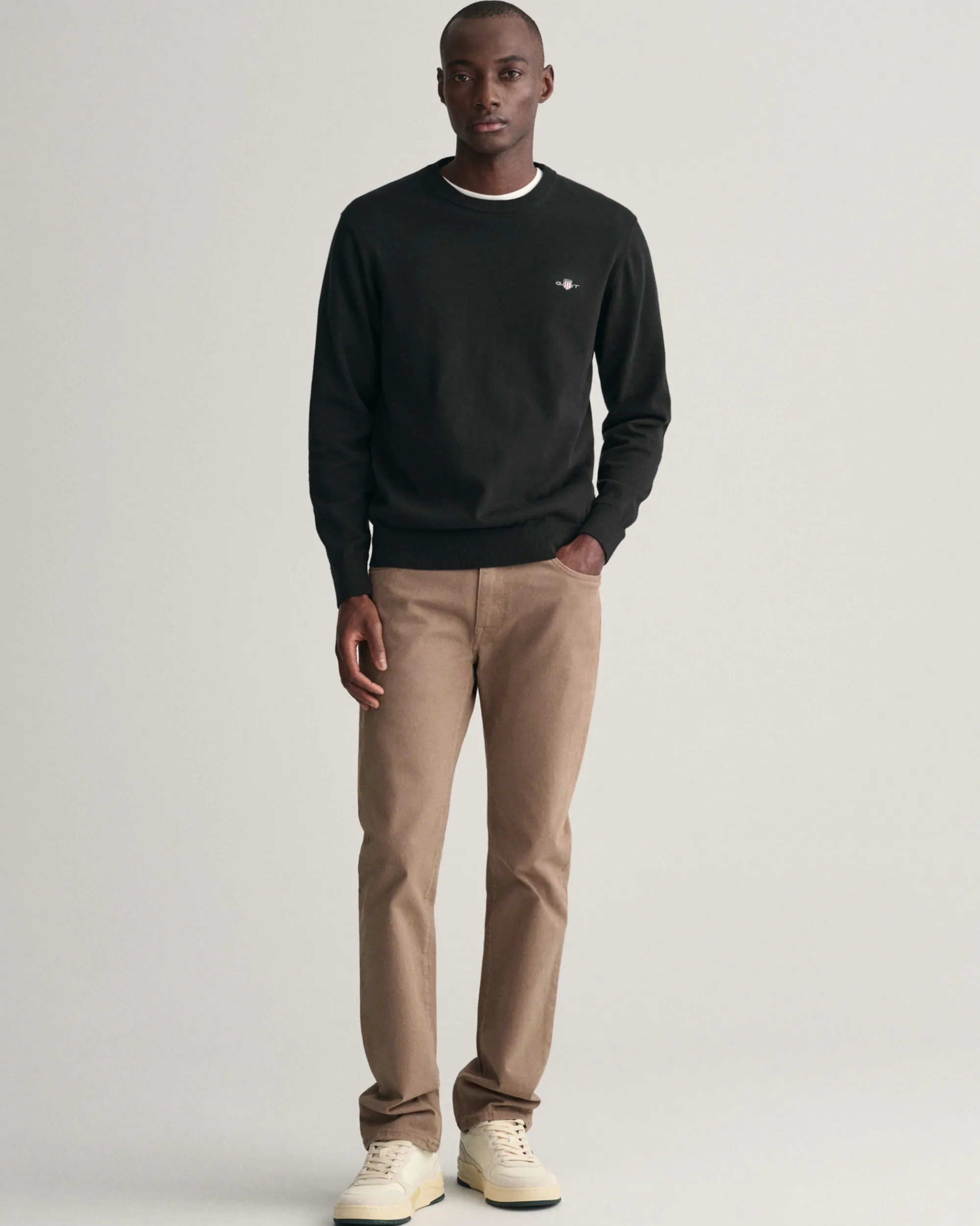 Classic Cotton Crew Neck Sweater