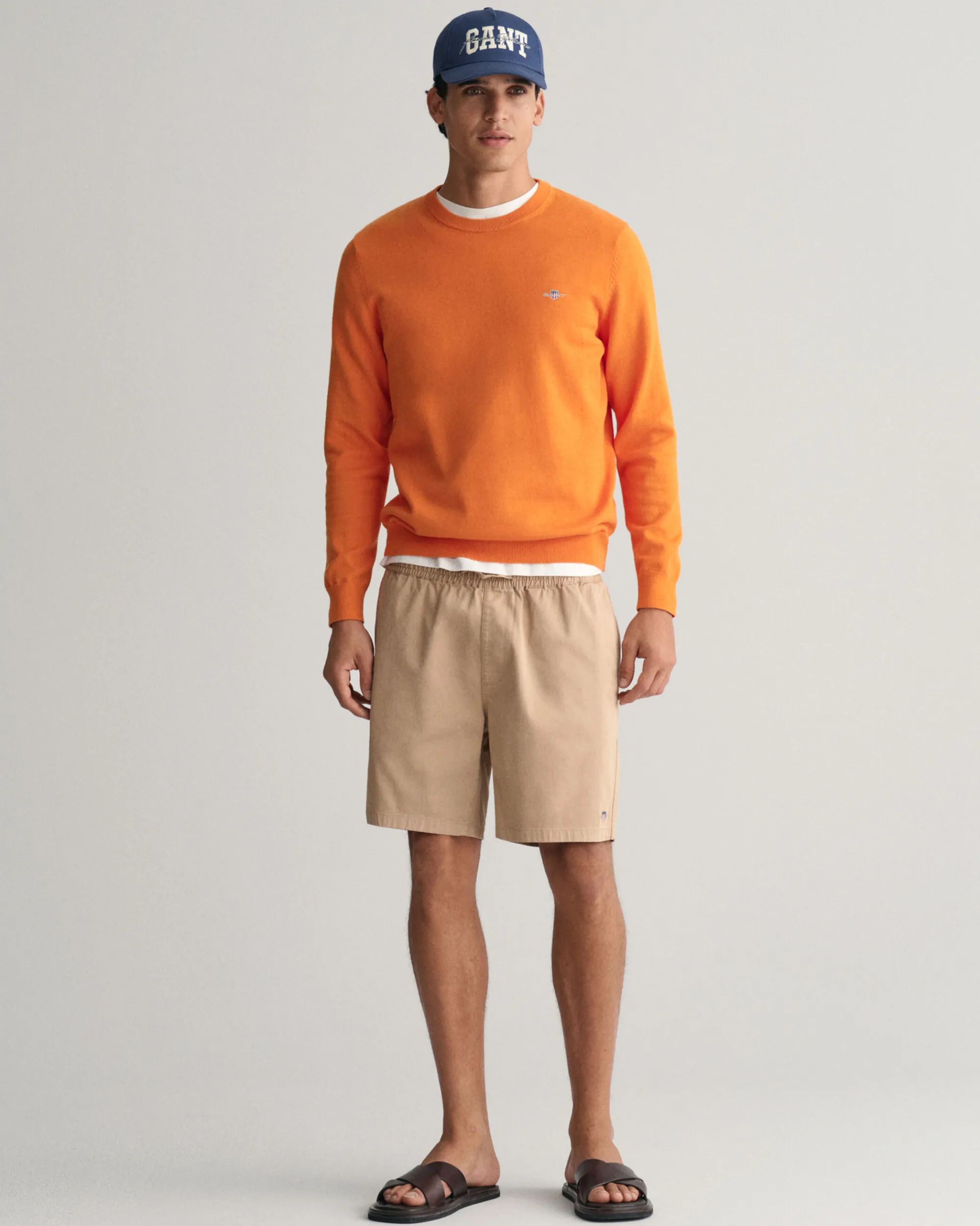 Classic Cotton Crew Neck Sweater