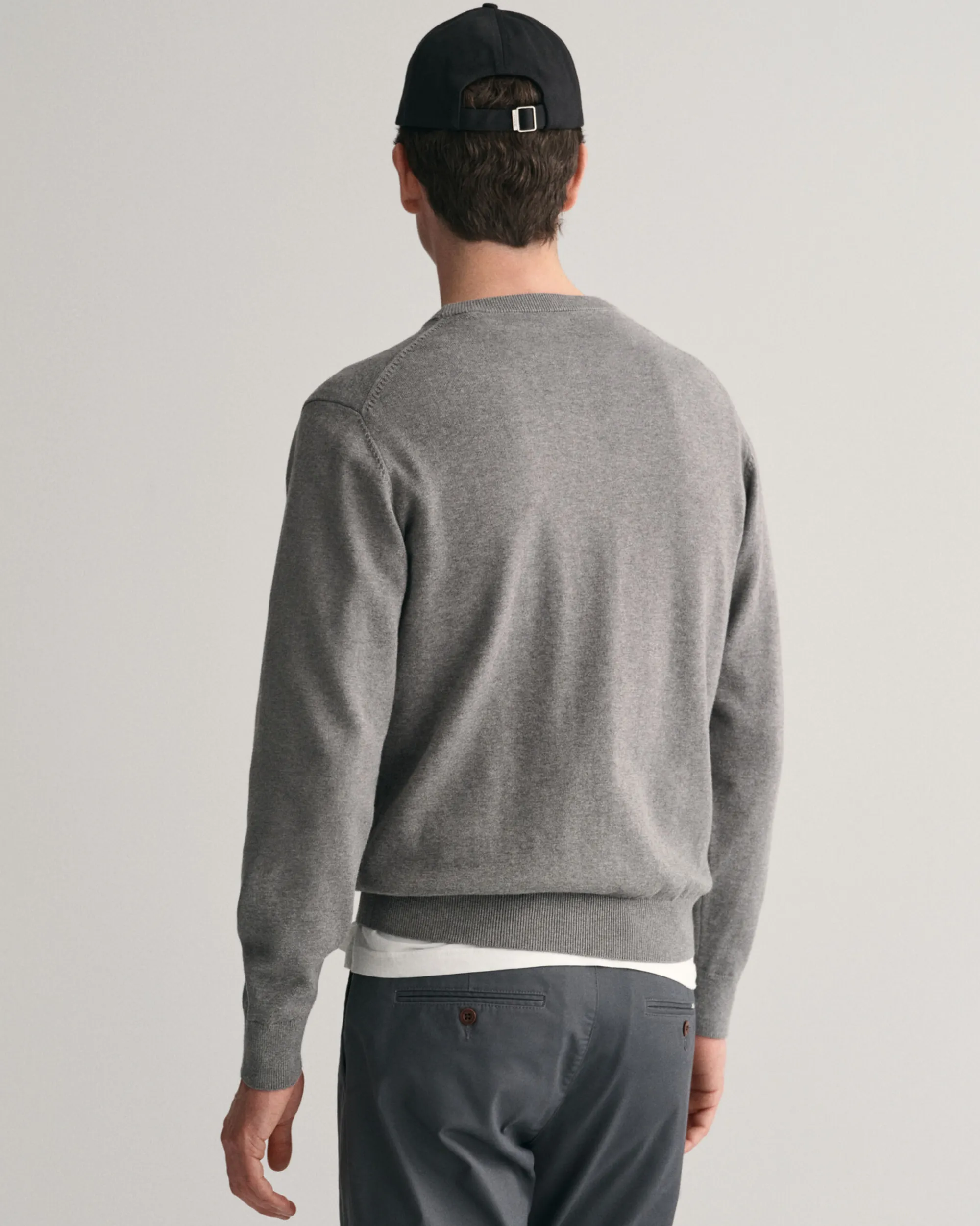 Classic Cotton Crew Neck Sweater