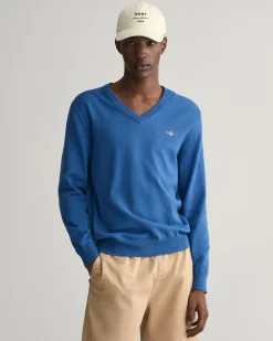 Classic Cotton V-Neck Sweater