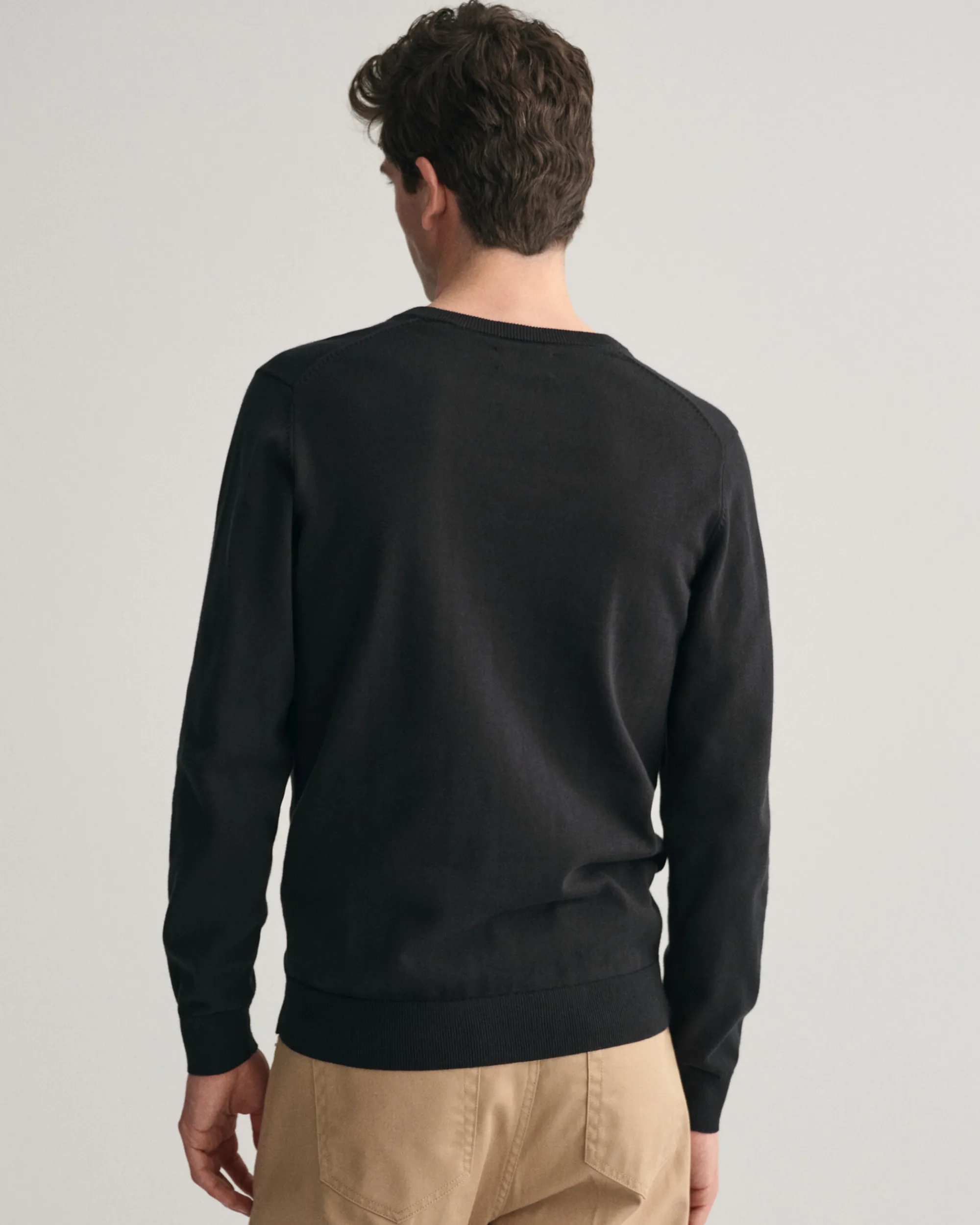 Classic Cotton V-Neck Sweater