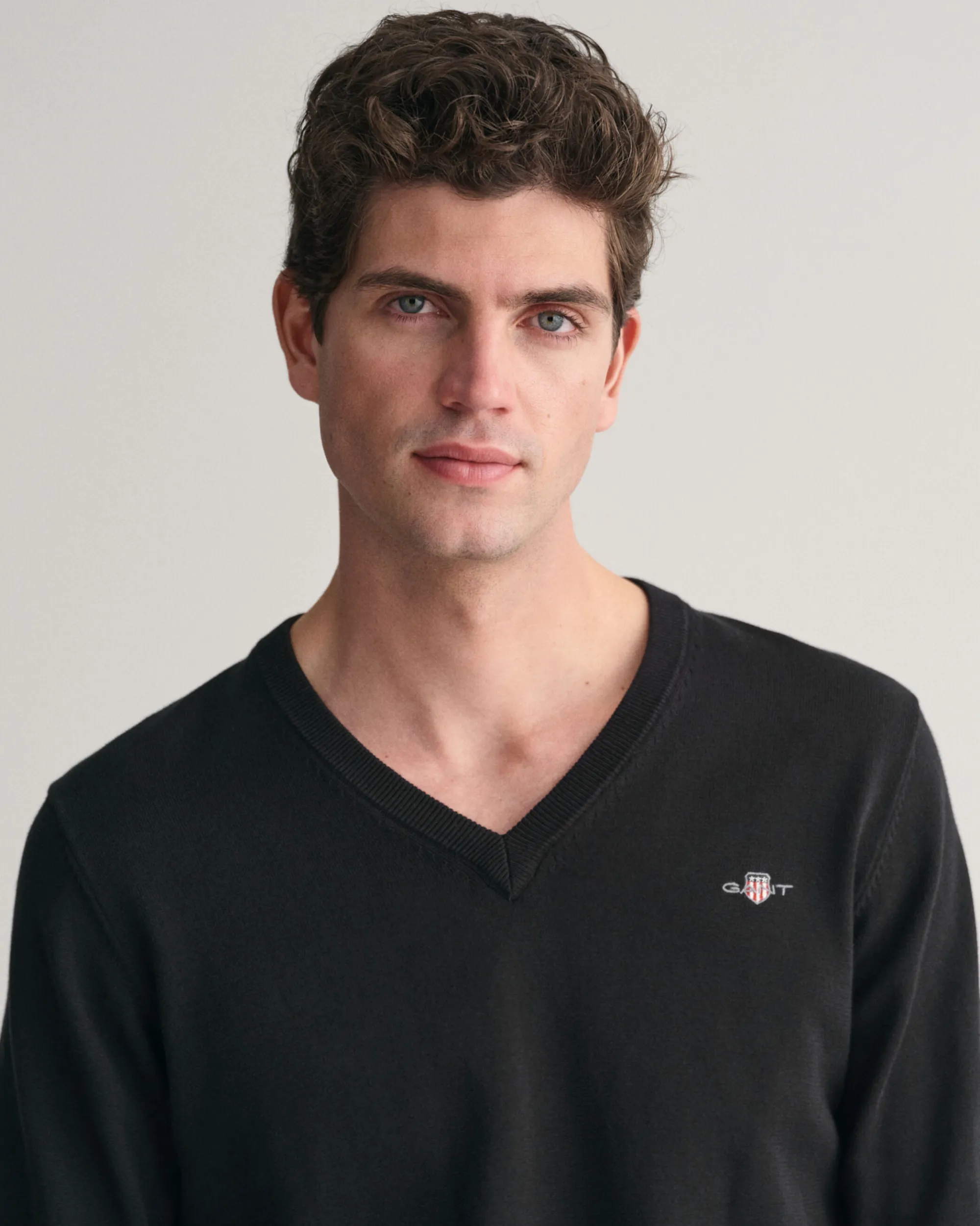 Classic Cotton V-Neck Sweater