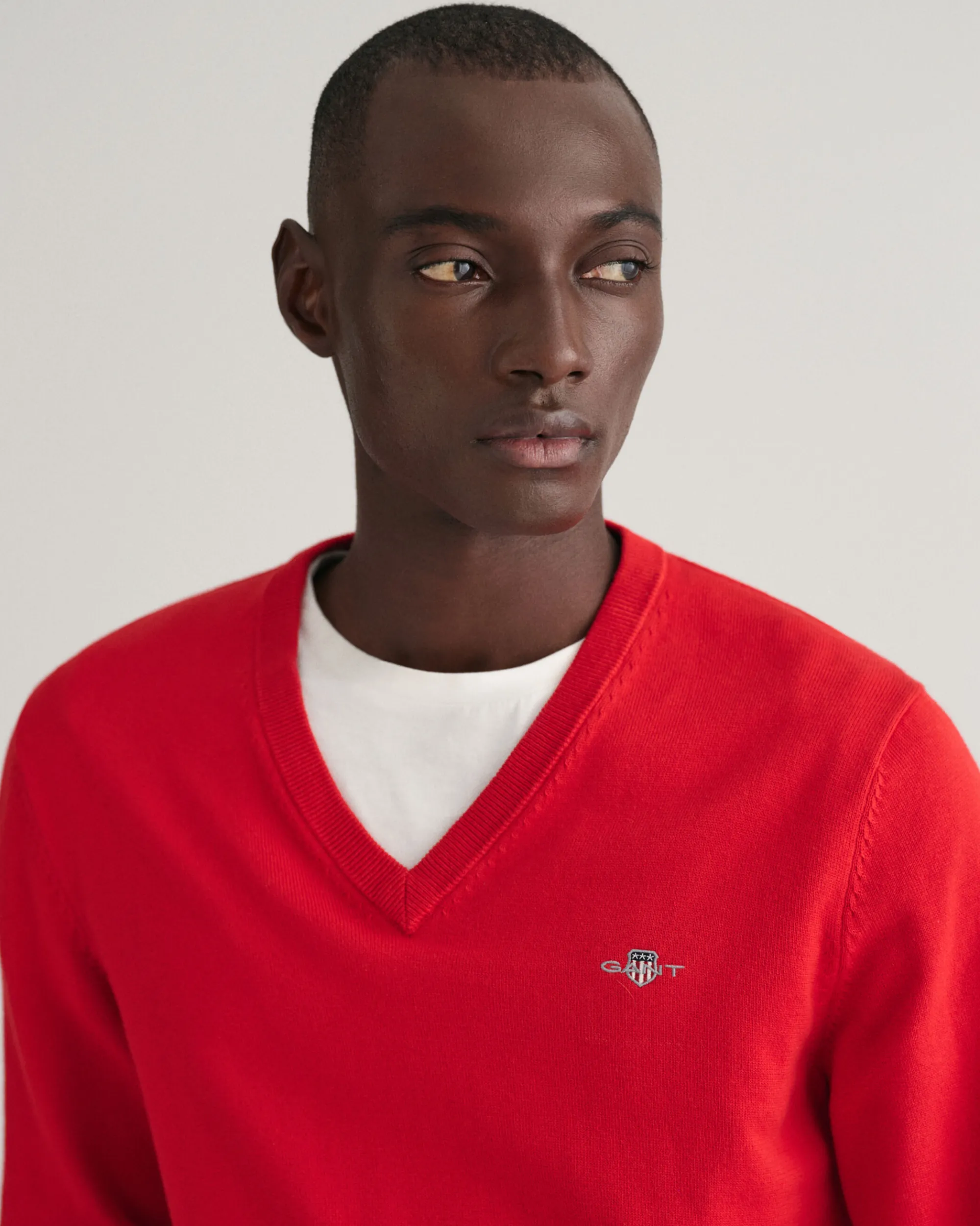 Classic Cotton V-Neck Sweater