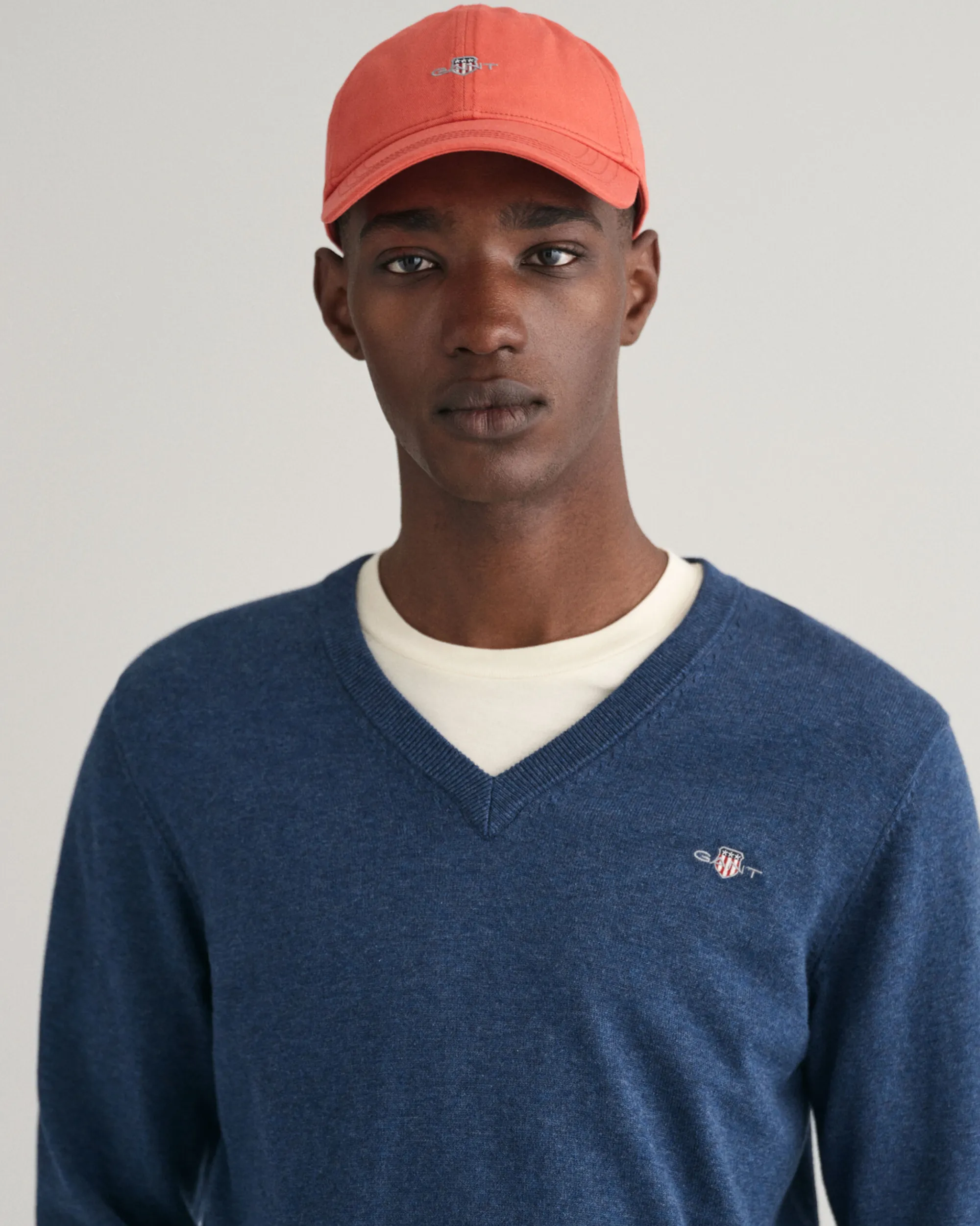 Classic Cotton V-Neck Sweater