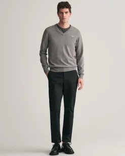 Classic Cotton V-Neck Sweater