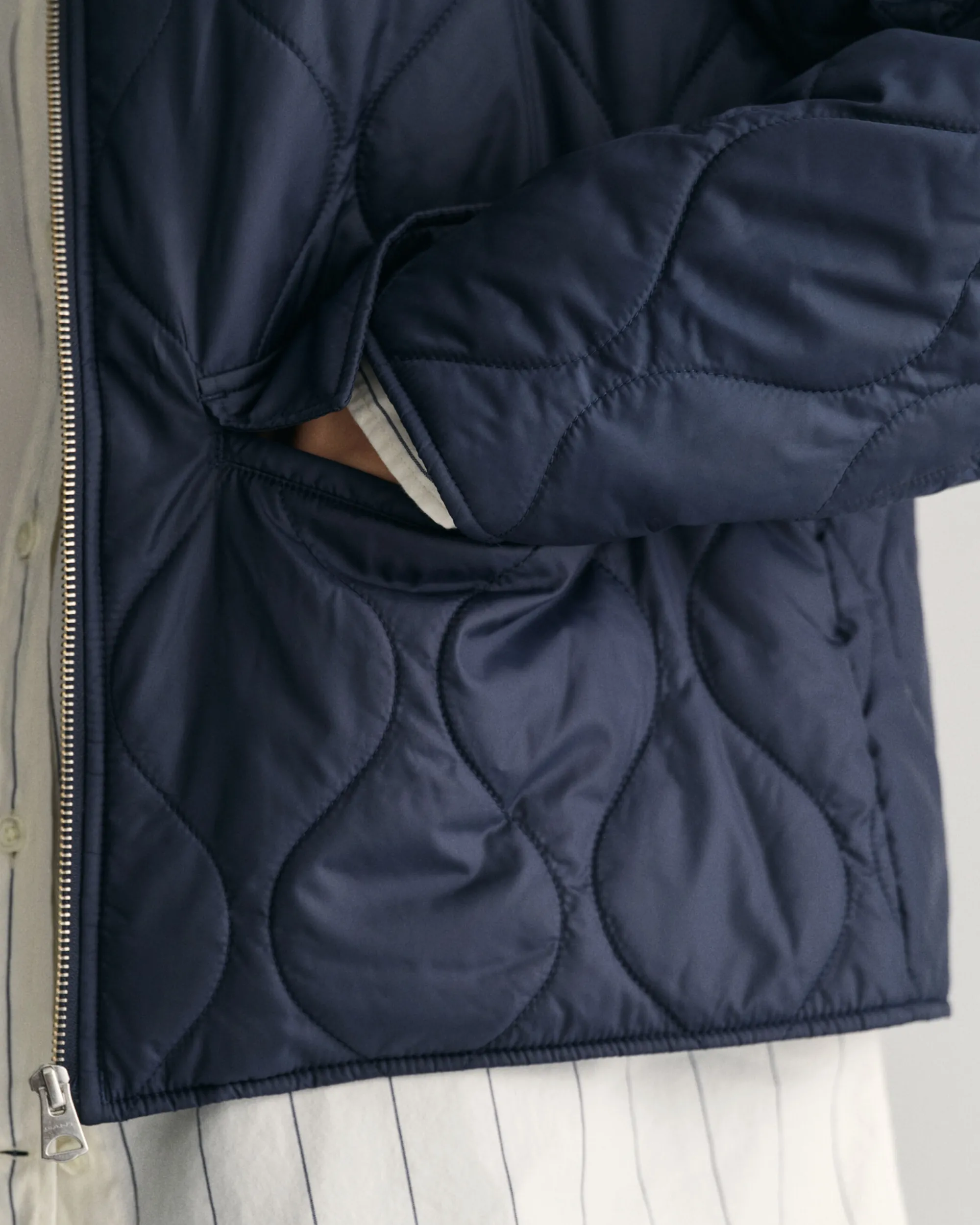 Collared Quilted Jacket