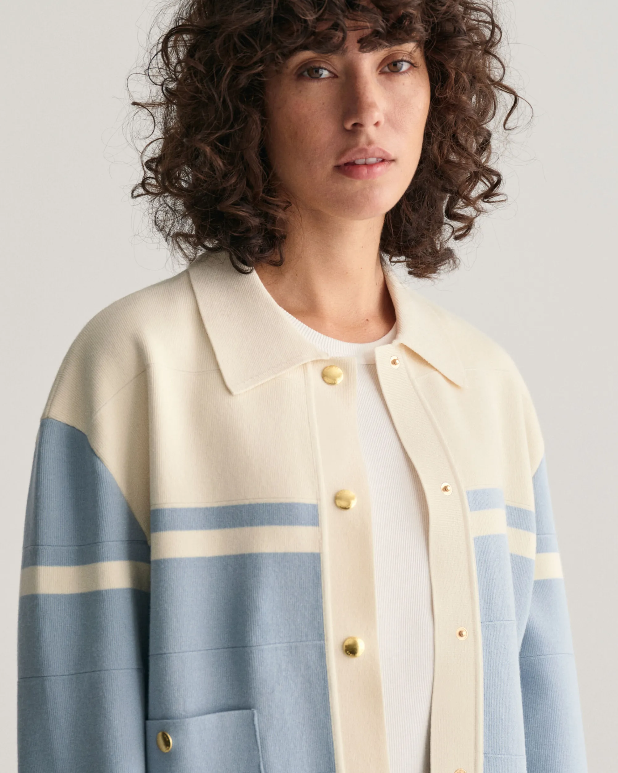 Color Blocked Cardigan