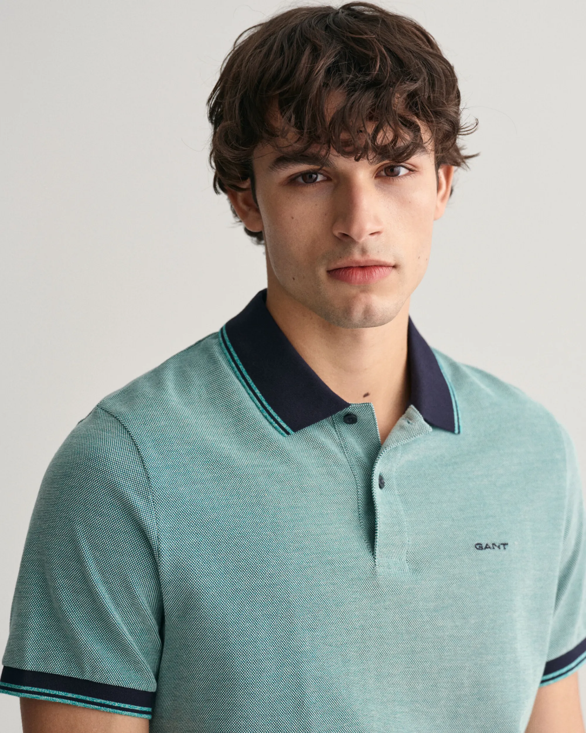 4-Color Oxford Piqué Polo Shirt