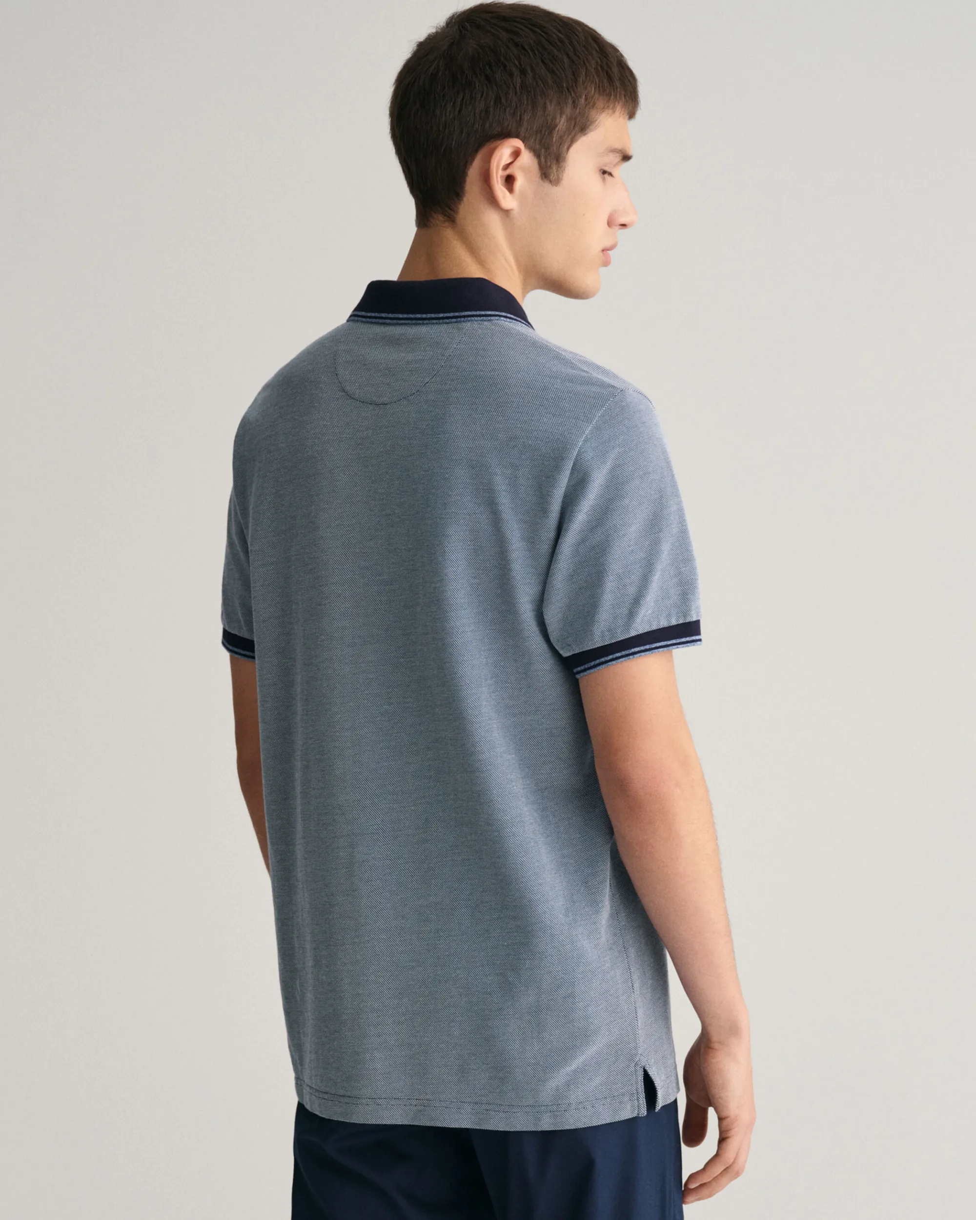 4-Color Oxford Piqué Polo Shirt