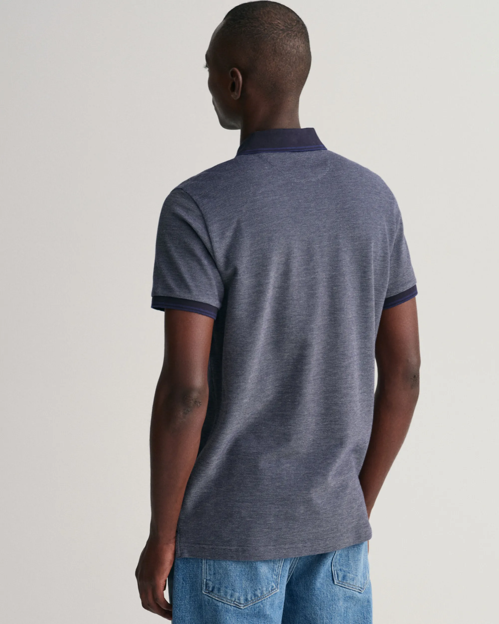 4-Color Oxford Piqué Polo Shirt