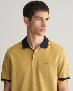 4-Color Oxford Piqué Polo Shirt