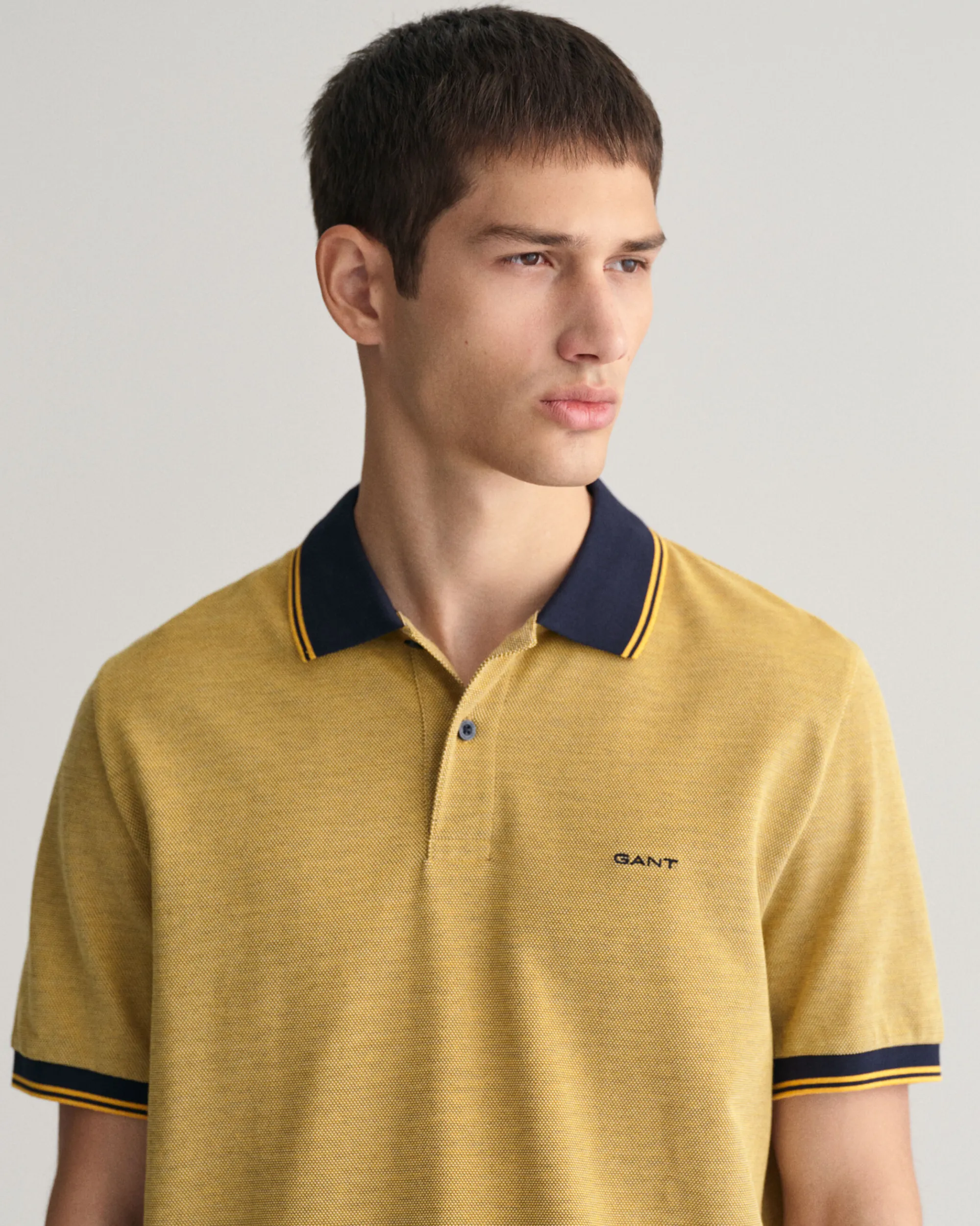 4-Color Oxford Piqué Polo Shirt