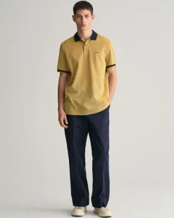 4-Color Oxford Piqué Polo Shirt