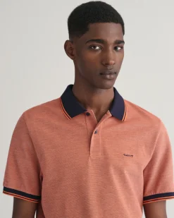 4-Color Oxford Piqué Polo Shirt