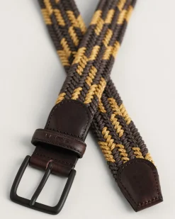 Contrast Braided Elastic Belt