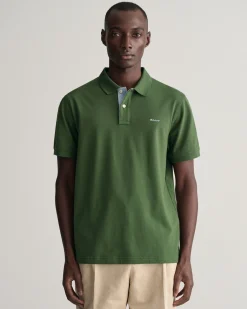 Contrast Piqué Polo Shirt