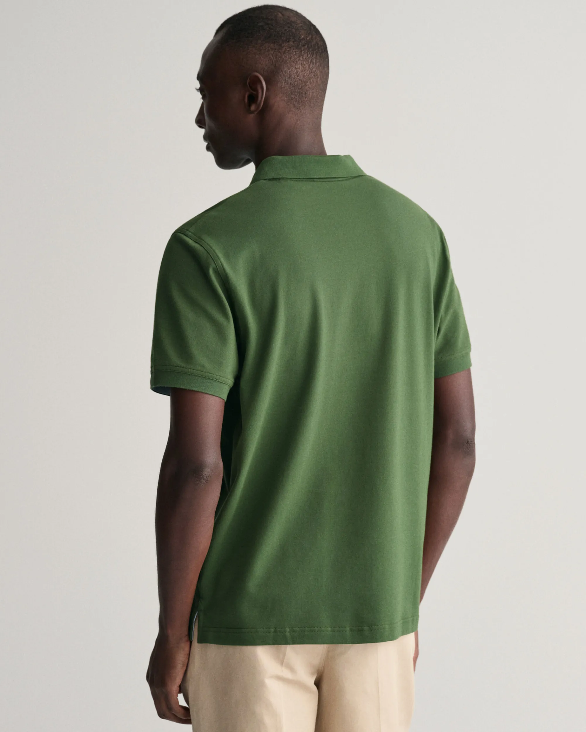 Contrast Piqué Polo Shirt