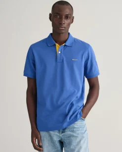 Contrast Piqué Polo Shirt