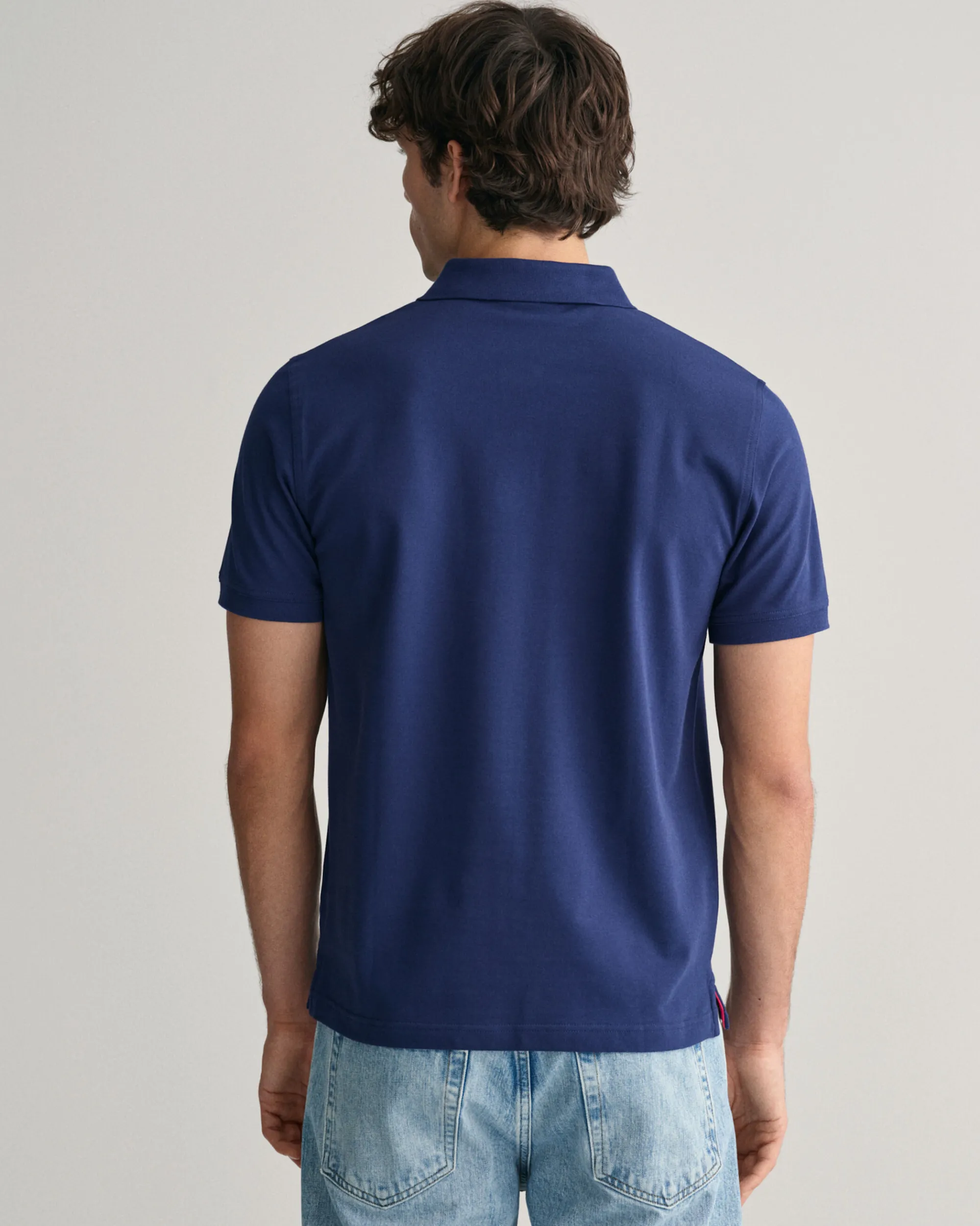 Contrast Piqué Polo Shirt