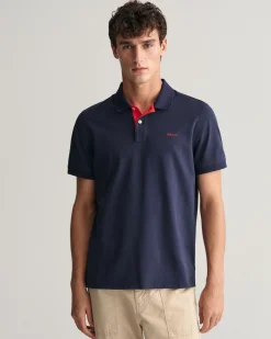 Contrast Piqué Polo Shirt
