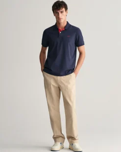 Contrast Piqué Polo Shirt