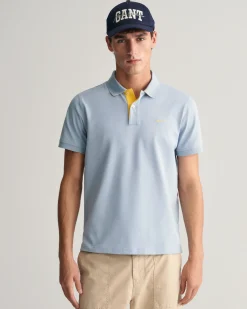 Contrast Piqué Polo Shirt