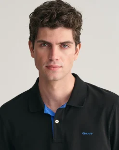 Contrast Piqué Polo Shirt