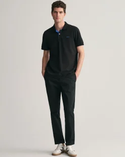 Contrast Piqué Polo Shirt