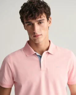 Contrast Piqué Polo Shirt